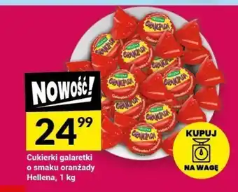 Twój Market Cukierki galaretki o smaku oranżady Hellena, 1 kg oferta