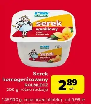 Globi Rolmlecz Serek waniliowy 200 g oferta