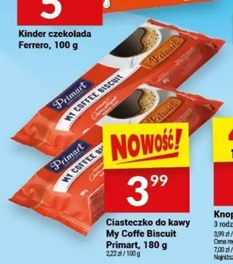 Twój Market Ciasteczko do kawy My Coffe Biscuit Primart, 180 g oferta