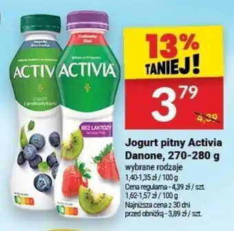 Twój Market Jogurt pitny Activia Danone, 270-280 g oferta