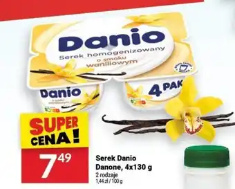 Twój Market Serek Danio Danone, 4x130 g oferta