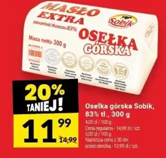 Osełka górska Sobik, 83% tl., 300 g