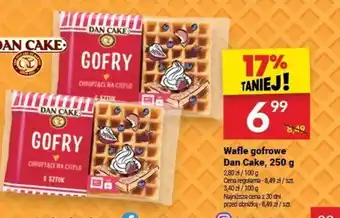 Twój Market Wafle gofrowe Dan Cake, 250 g oferta