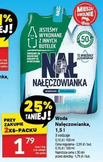 Twój Market Woda Muszynianka, 1,5 l oferta