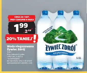 Netto Woda niegazowana Żywiec Zdrój oferta