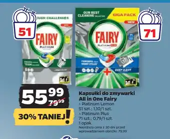 Netto Kapsułki do zmywarki All in One Fairy oferta