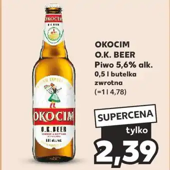 Kaufland OKOCIM O.K. BEER Piwo 5,6% alk. 0,5l oferta