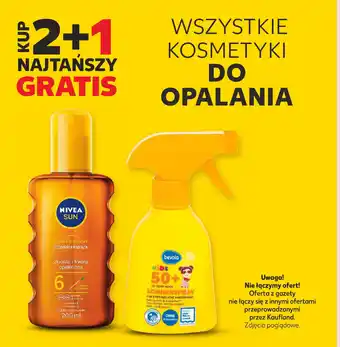 Kaufland WSZYSTKIE KOSMETYKI DO OPALANIA oferta