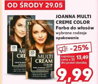 Kaufland JOANNA MULTI CREME COLOR Farba do włosów oferta