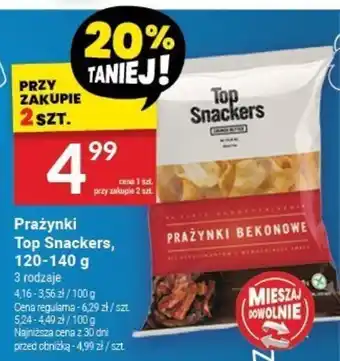 Twój Market Prażynki Top Snackers, 120-140 g oferta