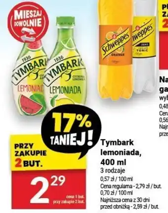 Twój Market Tymbark lemoniada, 400 ml oferta