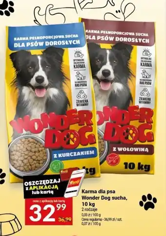 Twój Market Karma dla psa Wonder Dog sucha, 10 kg oferta
