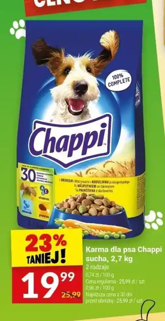 Twój Market Karma dla psa Chappi sucha, 2,7 kg oferta