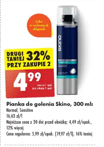 Biedronka Pianka do golenia Skino oferta
