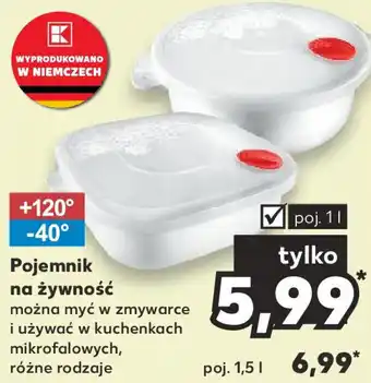 Kaufland Pojemnik na żywność 1l oferta