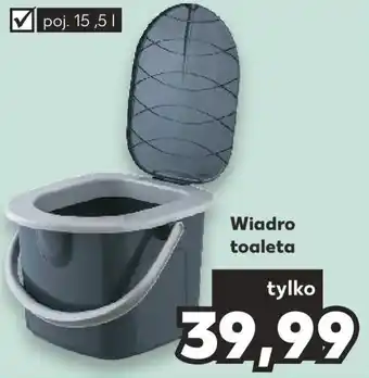 Wiadro toaleta 15,5l