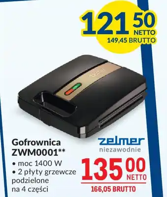 Makro Gofrownica Zelmer ZWM0001 oferta
