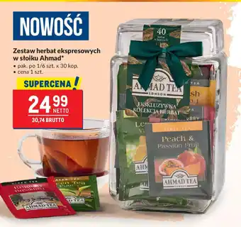 Makro Zestaw herbat ekspresowych w słoiku Ahmad oferta