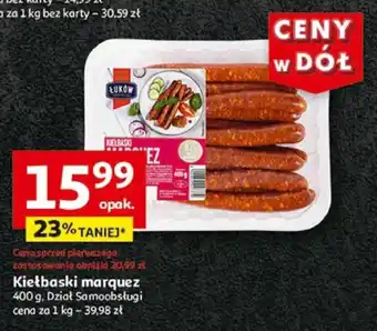 Auchan Kiełbaski marquez 400 g oferta