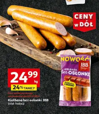 Auchan Kiełbasa bez osłonki JBB 1 kg oferta