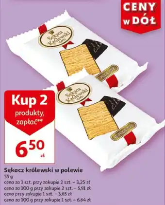 Auchan Sękacz królewski w polewie 2 x 55 g oferta