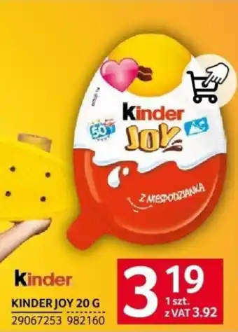 Selgros KINDER JOY 20 G oferta