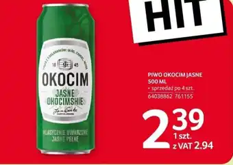 Selgros PIWO OKOCIM JASNE 500 ML oferta