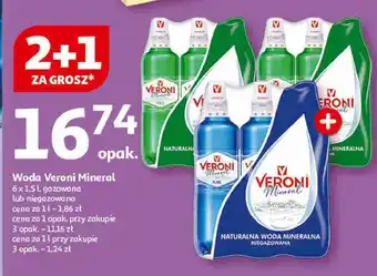 Auchan Woda pure Veroni Mineral oferta