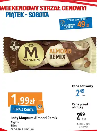 E.Leclerc Lody almond remix Algida Magnum oferta