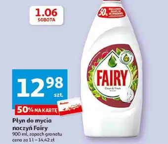 Auchan Płyn do mycia naczyń granat Fairy oferta