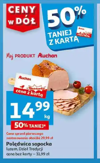 Auchan Polędwica sopocka Auchan Różnorodne (Logo Czerwone) oferta