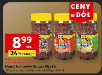 Auchan Napój kakaowy bananowy Kruger Mix Fix oferta