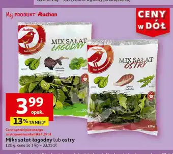 Auchan Mix sałat łagodny Auchan oferta