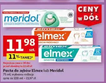 Auchan Pasta do zębów whitening Elmex Sensitive oferta