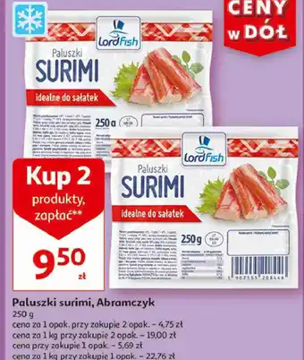 Auchan Paluszki surimi Lordfish oferta