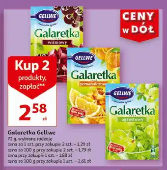 Auchan Galaretka agrestowa Gellwe oferta