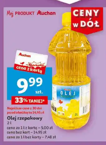 Auchan Olej rzepakowy Auchan oferta