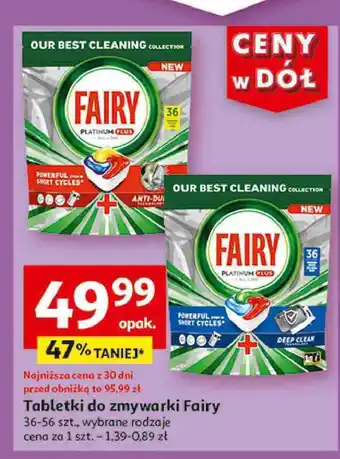 Auchan Tabletki do zmywarki Fairy Platinum Plus oferta