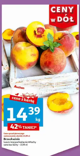 Auchan Brzoskwinie oferta