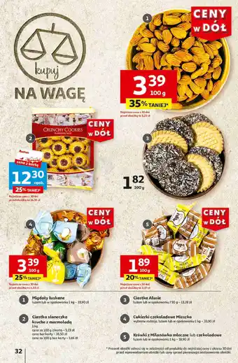 Auchan Migdały łuskane oferta