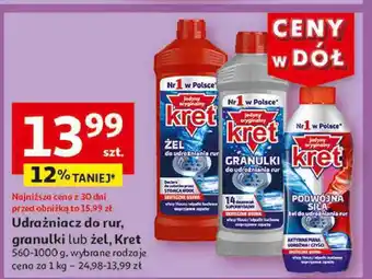 Auchan Granulki do udrożniania rur Kret oferta