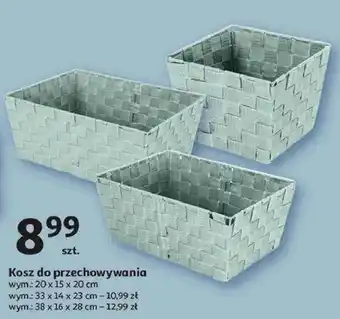 Auchan Koszyk dekoracyjny 38 x 16 28 cm Actuel oferta