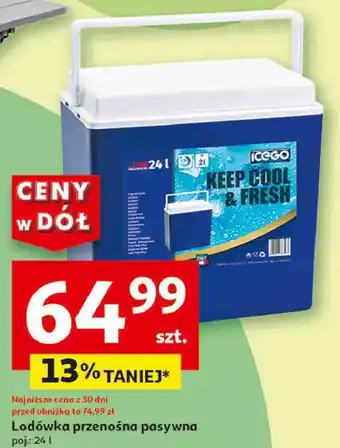 Auchan Lodówka elektryczna 24l Icego oferta