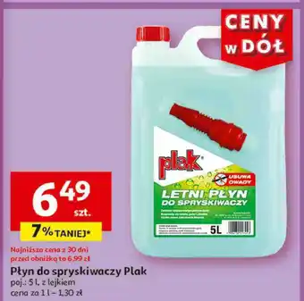 Auchan Płyn do spryskiwaczy letni Plak oferta