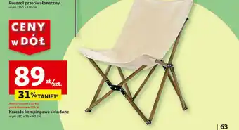 Auchan Krzesło kempingowe składane oferta