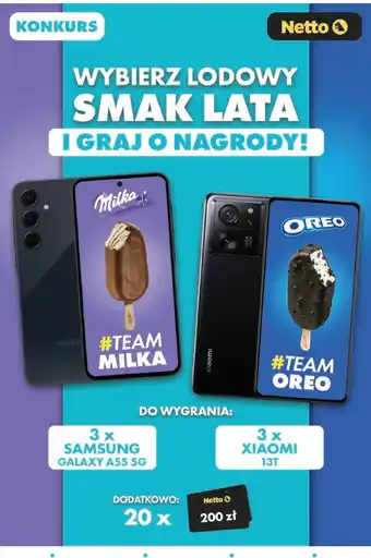 Netto Lody z kawałkami ciastek Oreo Ice Cream oferta