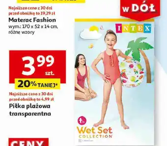 Auchan Piłka plażowa Intex oferta