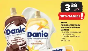 Netto Serek wanilia saszetka Danone Danio oferta