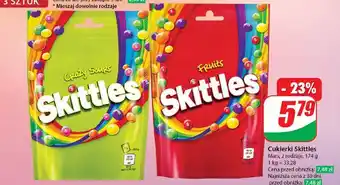 Dino Cukierki crazy sours Skittles oferta