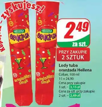 Dino Lód w tubce Hellena Oranżada oferta